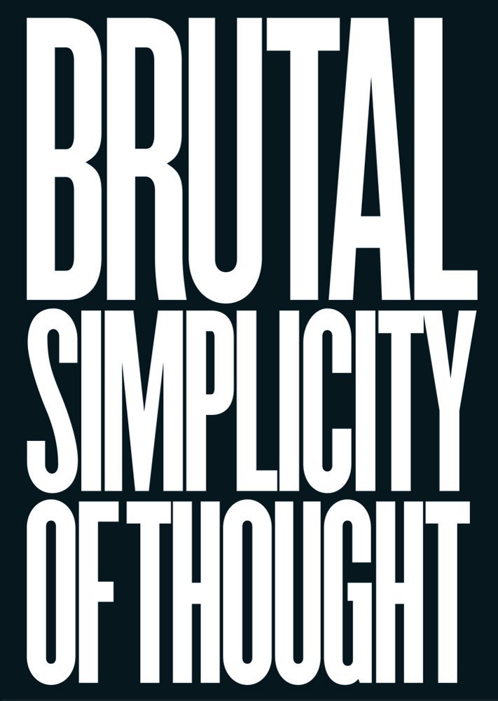 Book Reviews: Brutal Simplicity of Thought